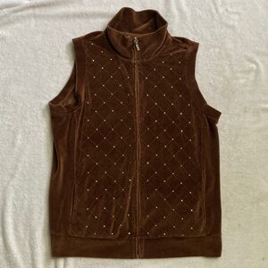 Quacker Factory Brown Vest